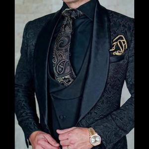 Traje de Hombre Cruzado, Traje de Hombre Ajustado, Conjunto de Blazer Cruzado y Pantalones para Hombre, Traje para Boda, Graduación, Baile de Graduación - Product Image 3