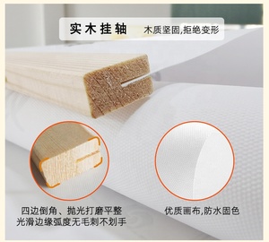 Impresión de Arte de pared botánica, rollo de <span class=keywords><strong>madera</strong></span> maciza, arte de pared, póster de flores silvestres <span class=keywords><strong>Vintage</strong></span>, pintura decorativa para sala de estar - Product Image 6