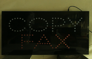 12*24 "alto brillo Led copia FAX máquina tienda interior signo colgante en publicidad negocio signo - Product Image 3