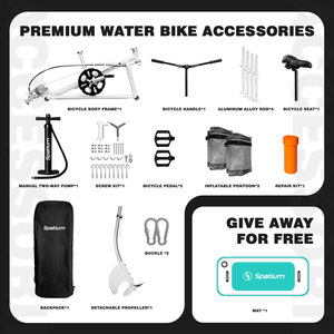 SPATIUM nhà máy Outlet Nước Xe Đạp đạp thuyền ngoài trời nước thể thao xe đạp nước Aqua xe đạp để bán - Product Image 4