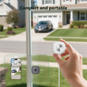 Kamera jendela 3MP 2K <span class=keywords><strong>WiFi</strong></span>, kamera dalam ruangan untuk keamanan rumah penglihatan malam warna orang dan deteksi gerakan - Product Image 3