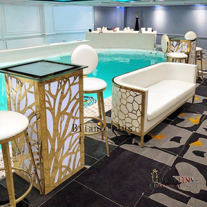 Đương Đại 16-Color Glass Top Led đứng thép không gỉ vuông <span class=keywords><strong>Bar</strong></span> bảng cho nhà <span class=keywords><strong>bar</strong></span> phòng khách khách sạn tiệc cưới - Product Image 2