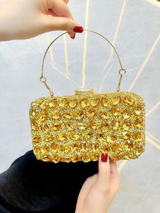 2024 New Fashion Women's Square Glitter <strong>Clutch</strong> Purse Sparkly Rhinestone Evening Handbag <strong>for</strong> <strong>Wedding</strong> Parties Shoulder <strong>Bag</strong> - Product Image 2