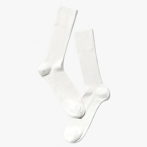 Calcetines de hombre de longitud media con logo personalizado, calcetines largos blancos, calcetines térmicos cálidos de alta calidad para hombre. - Product Image 1