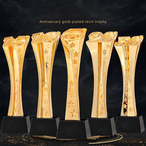 क्रिस्टल क्राउन का सम्मान गोल्डन स्मारिका चैंपियन स्पोर्ट्स मेटल राल क्रिस्टल ट्रॉफी - Product Image 5