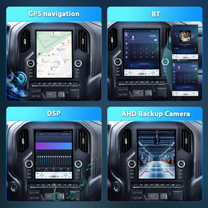 หน้าจอวิทยุ DVD ระบบ Android 13 ขนาด 12.1 นิ้ว <span class=keywords><strong>ส</strong></span>ไตล์ Tesla ชิปประมวลผล Snapdragon 665 <span class=keywords><strong>ส</strong></span>ำหรับรถยนต์ Chevrolet Silverado GMC Sierra ปี 2019-2021 รองรับ CarPlay หน้าจอ QLED - Product Image 5