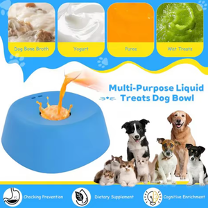 Comedero Lento Antideslizante para Perros, Dispensador de Golosinas Líquidas y Yogur, Ecológico, de Plástico, Automático, Portátil, con Bola Rodante Integrada - Product Image 4