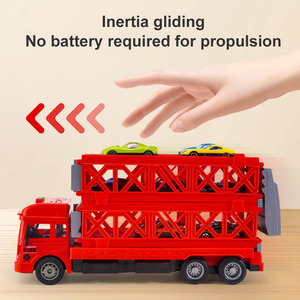 Özelleştirilmiş oyuncak-taşıyıcı kamyon seti taşıma Mini Metal oyuncak araba taşıyıcı kamyon oyuncak döküm araba başlatıcısı ile - Product Image 4