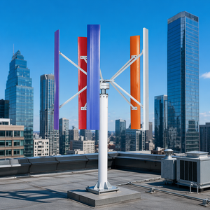 Système d'énergie solaire <span class=keywords><strong>mini</strong></span> 220V 10Kw, petit éolien à axe vertical pour <span class=keywords><strong>toit</strong></span>, fournisseur de turbines éoliennes verticales - Product Image 1