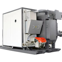 Refroidisseur à absorption au LiBr alimenté à l'eau chaude Venttech 5,3 kW 380 V, moteur refroidi par eau, nouveaux compresseurs contrôlés par PLC, personnalisable