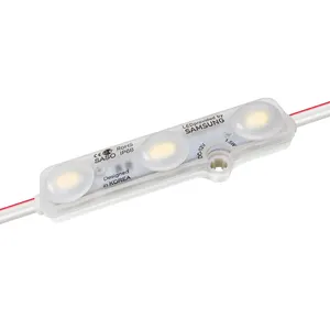 LED Modul Injeksi 1.5W Ungu Tahan Air Ip67 3 Leds Tanda Smd5730 12V Lampu Latar Penanda Modul Ultrasonik Led