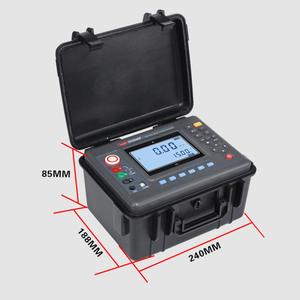 เครื่องวัดความต้านทานฉนวนแบบดิจิตอล LCD รุ่นอัปเกรด 10kV ได้รับการรับรองมาตรฐาน ISO CE ความแม่นยำ 0.01 เมกะโอห์มมิเตอร์ - Product Image 4