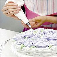 Spritzbeutel und Tüllen Kuchendekorations-Set Backzubehör Cupcake-Spritztüllen mit Gebäckbeutel