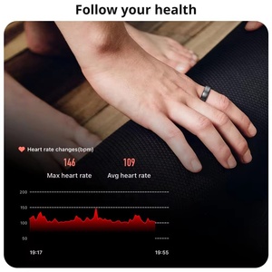 R06 Smart Ring zur Finger-Fitness-Verfolgung, Telefonringe für iOS, Männer und Frauen, Herzfrequenz- und Blutsauerstoff-Gesundheitsmonitor, Tracker-Smart-Ring für iPhone - Product Image 6