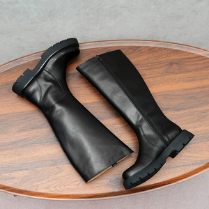 Nouvelles Bottes Classiques de Designer pour Hommes en Cuir Véritable Automne-Hiver 2025 – Confortables, Imperméables et Antidérapantes pour le Travail - Product Image 4