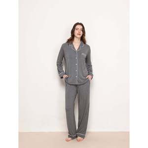 Custom Winter Pajamas Women's Bamboo Pajamas Women Modal Pj Sets Wholesale Sleepwear Pajamas Vietnam - Product Image 1