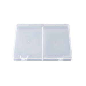 Boîte de rangement en plastique transparent, 7 rangées, 56 compartiments, organisateur de bureau pour bijoux, puces de batterie, écologique, rectangulaire, capacité 1L - Product Image 5