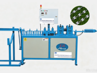 Macchina per la Produzione di Filo Spinato Raddrizzato in Acciaio Zincato e Inox con Tipi di Lame Personalizzabili