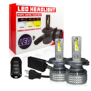 High-power 150W H1 H4 H7 H11 9005 9006 3000K 4300k 6000k Led Headlight Bulbs App <strong>Control</strong> - Product Image 1