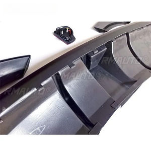 Diffuseur de pare-chocs arrière pour VW Scirocco R 2015-2017, pièce de modification, protection de pare-chocs, accessoires auto - Product Image 6