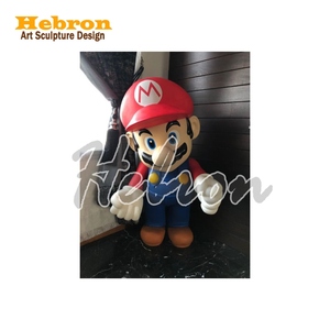 Sculptures sur mesure grandeur nature des frères <span class=keywords><strong>Mario</strong></span>, statue de <span class=keywords><strong>Mario</strong></span> <span class=keywords><strong>et</strong></span> <span class=keywords><strong>Luigi</strong></span> pour la décoration des centres commerciaux - Product Image 6
