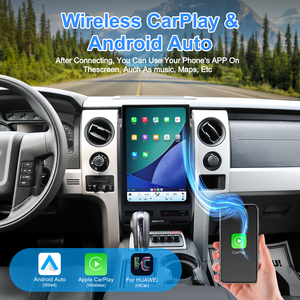 วิทยุติดรถยนต์ Navihua ขนาด 14 นิ้ว สำหรับ Ford F150 ปี 2009-2012 หน้าจอแนวตั้ง ระบบ Android พร้อมระบบนำทาง GPS มัลติมีเดีย DSP Carplay และระบบเสียงสเตอริโออัตโนมัติ - Product Image 3