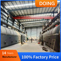 Usine de pyrolyse de pneus usagés/plastiques/boues d'huile 100KG-30TPD – Convertit les déchets solides en huile combustible – Haute productivité – Processus continu – Pompe
