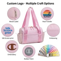 Sac de Sport Léger Moderne Personnalisable pour Filles et Femmes, Petit Fourre-Tout de Danse ou de Plage en Nylon, Sac à Bandoulière