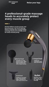 Masajeador de relajación de piernas y espalda de tejido profundo de mano extendido, martillo de masaje para aliviar el dolor, pistola de fascia de codo - Product Image 4