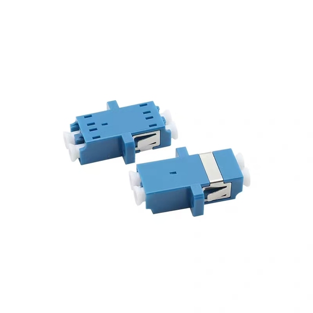 Fiber Flange Coupler LC UPC Duplex Multimode Adapter LC-LC