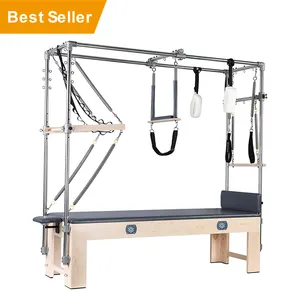ONEMAX Reformer Pilates Trapeze Spring Commercial Use Fitness Equipment Wooden Pilates Equipment Trapeze Reformer With Tower