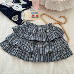 Tongxingyuan Girl's <b>Rabbit</b> Officer <b>Outfit</b> Spring Two-Piece Set With Plaid Skirt And Embroidered Top For Baby Girls - Product Image 4