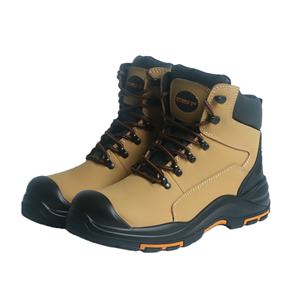 Chaussures de <span class=keywords><strong>sécurité</strong></span> anti-perforation Aimboo, embout en acier, cuir Crazy Horse, chaussures de <span class=keywords><strong>sécurité</strong></span> <span class=keywords><strong>S3</strong></span> SRC, protection des pieds, chaussures industrielles - Product Image 4