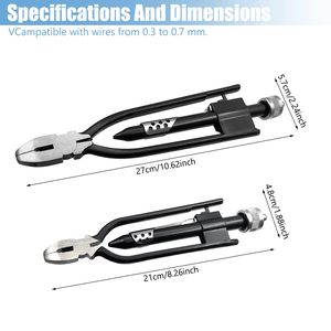 Pince à torsion de fil de sécurité de 6 pouces, outil de torsion de fil aéronautique, pince à verrouillage de fil, outil de torsion de fil - Product Image 6