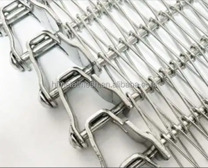 Vente chaude : Bande transporteuse en acier inoxydable à spirale équilibrée à entraînement par chaîne - Product Image 2