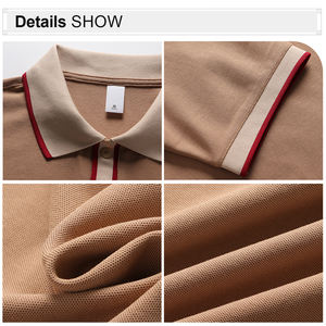 थोक कपास पॉलिएस्टर पोलो शर्ट अनुकूलन पुरुषों टी शर्ट कस्टम कढ़ाई पोलो शर्ट - Product Image 4