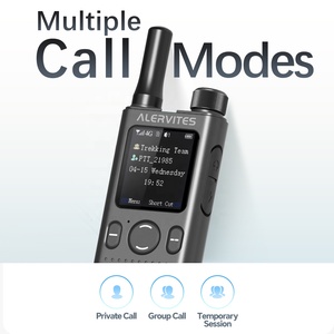 Radio bidirectionnelle BAOFENG AT1 POC, communication illimitée en distance, connexion à l'application téléphonique mondiale, double emplacement pour carte SIM, radio réseau ALERVITES - Product Image 5