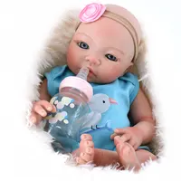 Muñecas de bebé Reborn de silicona de cuerpo completo, 18 pulgadas, 2950G, venta al por mayor