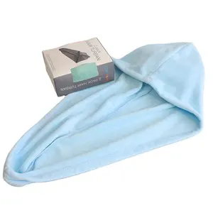 Groothandel Microfiber Haar Handdoek Wrap Van Microfiber Haar Tulband Handdoek Voor Haar Wrap Handdoek