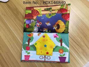 Libro de Tela 3D Suave para Bebés con Mordedor, Juguete Sensorial con Sonido, Libre de BPA, Tela No Tóxica, Primer Libro de Aprendizaje para Recién Nacidos - Product Image 2