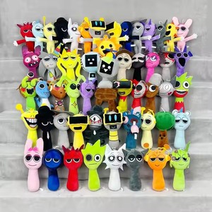 Sprunki peluche Rhythm Box nuovo gioco periferico giocattolo in morbido cotone bambola Super morbida con Figure di animali di peluche per Fan del gioco - Product Image 2