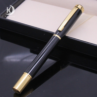 Cadeau d'affaires stylo personnalisé design de luxe encre stylo plume spécial or couleur exécutif marque logo calligraphie stylo d'écriture
