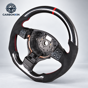 Volante de Fibra de Carbono Forjado Personalizado para Volkswagen Golf 4 5 6 6R 7 7R 7.5 8 MK4 8 7 7.5 6 5 GTI GTD GTE Polo Scirocco R - Product Image 1