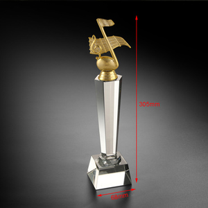 Concours musical personnalisé professionnel <span class=keywords><strong>trophée</strong></span> en verre de cristal plaque de récompenses <span class=keywords><strong>logo</strong></span> gravé - Product Image 2