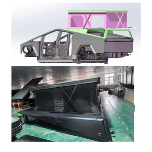 NOUVEAU TP06B Overland Truck Bed Cap Topper Rooftop Tent Cybertruck Camper Shell for tesla Cybercamper - Product Image 4