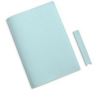 Housse de carnet simple en cuir PU, support de carnet remplaçable, protège-page portable pour carnet, étui de protection pour pages intérieures