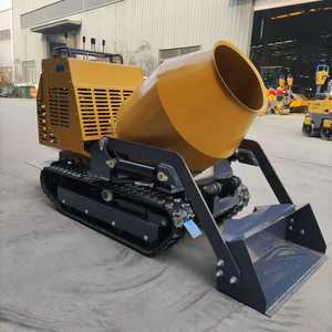 Bétonnière hydraulique autochargeante avec godet inclinable et tambour basculant à vendre à bon prix, bétonnière avec élévateur hydraulique - Product Image 2
