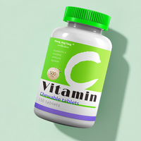 Comprimés à croquer à la vitamine C OEM Supplémentation nutritionnelle quotidienne Antioxydant Soutien immunitaire Adulte