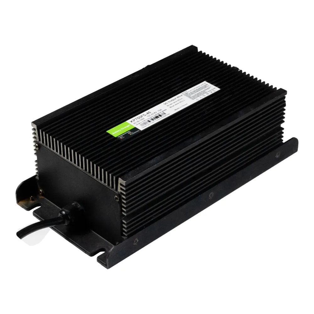 निविड़ अंधकार FANLESS SLIENT IP67 750-900W इलेक्ट्रिक स्कूटर के लिए 24 वोल्ट की बैटरी चार्जर 22-25A फोर्कलिफ्ट AGV जहाज पर समुद्री