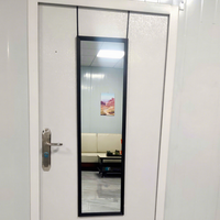 Cermin Plastik Bergaris Vertikal Kontemporer 30 X 120 cm Cermin Badan Penuh Dapat Digantung di Dinding atau Cermin Dekoratif Panjang Penuh di Atas Pintu
